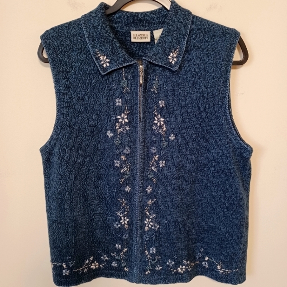 Classic Elements Women's Vest Sz L